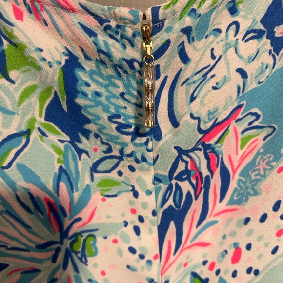 Lilly Pulitzer Donna Top Coastal Blue just lion around - Picture 3 of 5